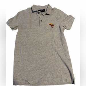 Abercrombie & Fitch Polo with Embroidered Moose